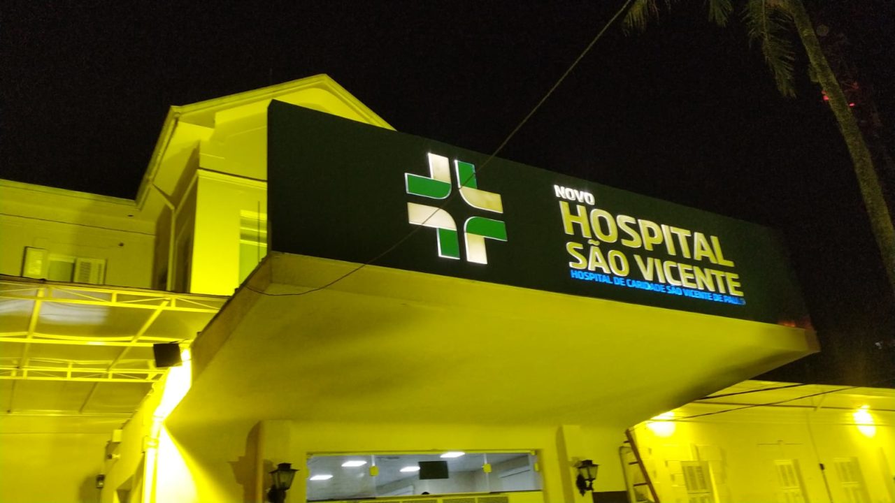 Hospital S O Vicente Ganha Nova Ilumina O Em Apoio Ao Setembro Amarelo