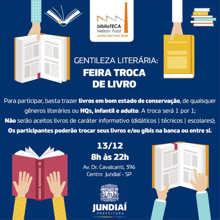 Cultura Biblioteca Realiza Feira De Troca De Livros Nesta Quarta 13 Notícias 7242