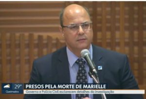 Governador do Rio fala sobre prisão dos acusados da morte de Marielle