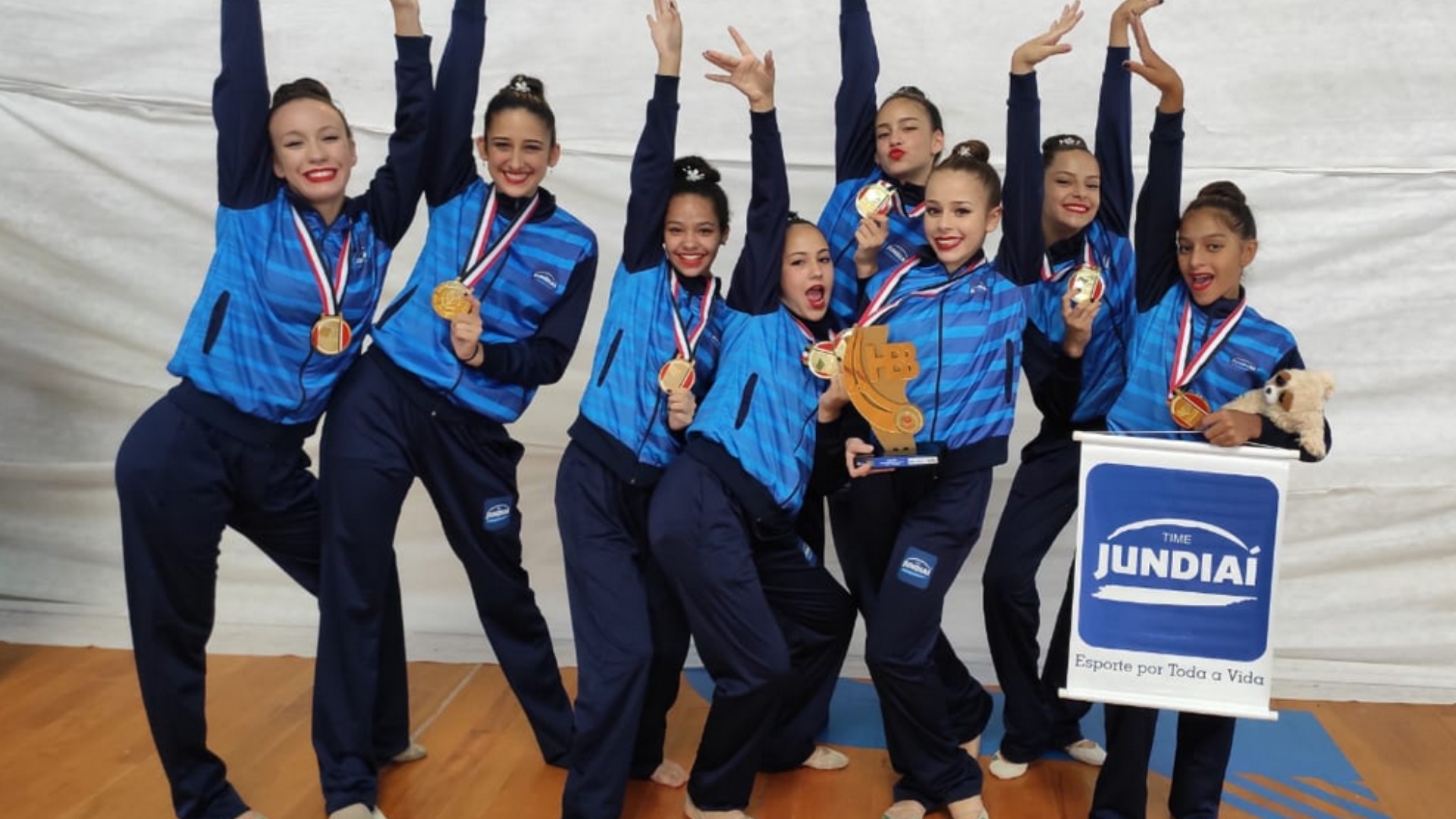 Gin stica R tmica De Jundia Bicampe Nos Jogos Abertos Do Interior 