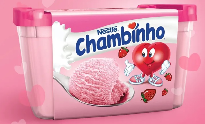 Nestlé lança sorvete Chambinho de 1 litro