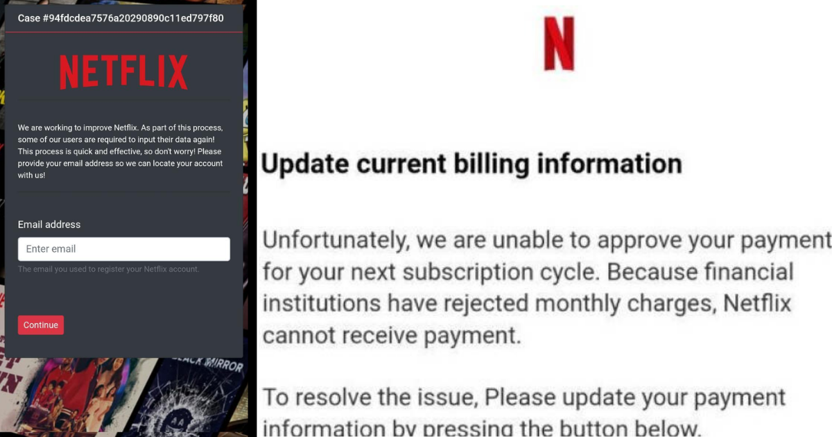Golpistas utilizam indevidamente nome da Netflix para roubar dados de cartão  de crédito
