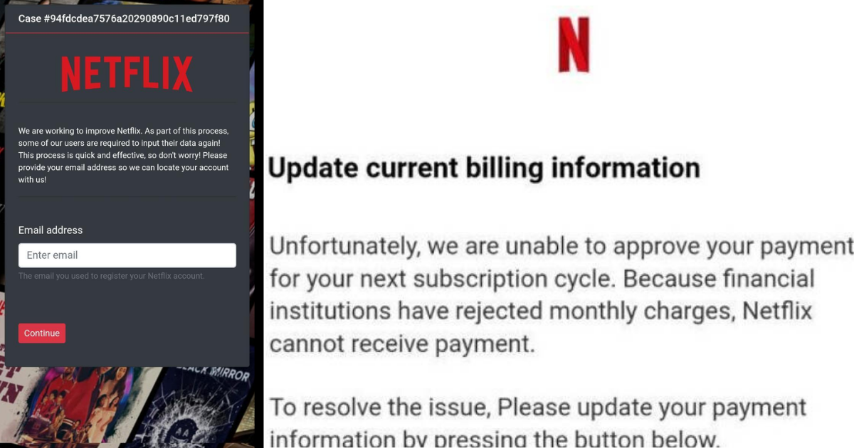 Golpe usando nome da Netflix pede dados pessoais dos clientes