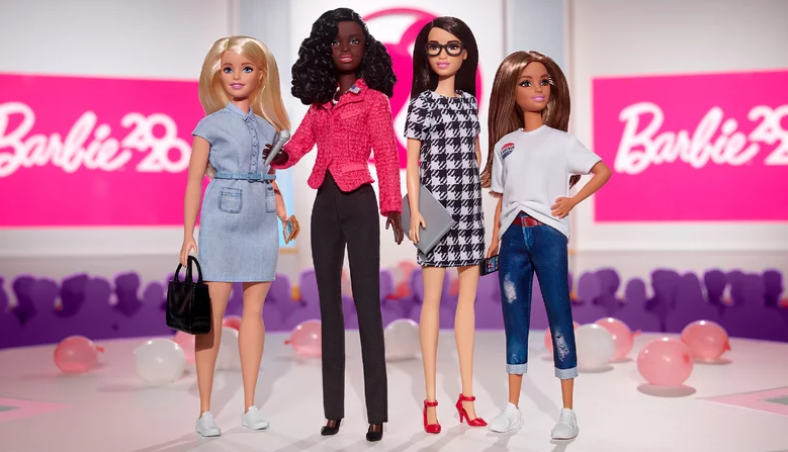 Barbie ganha candidata negra e um time para representar as mulheres nas  eleições | Notícias