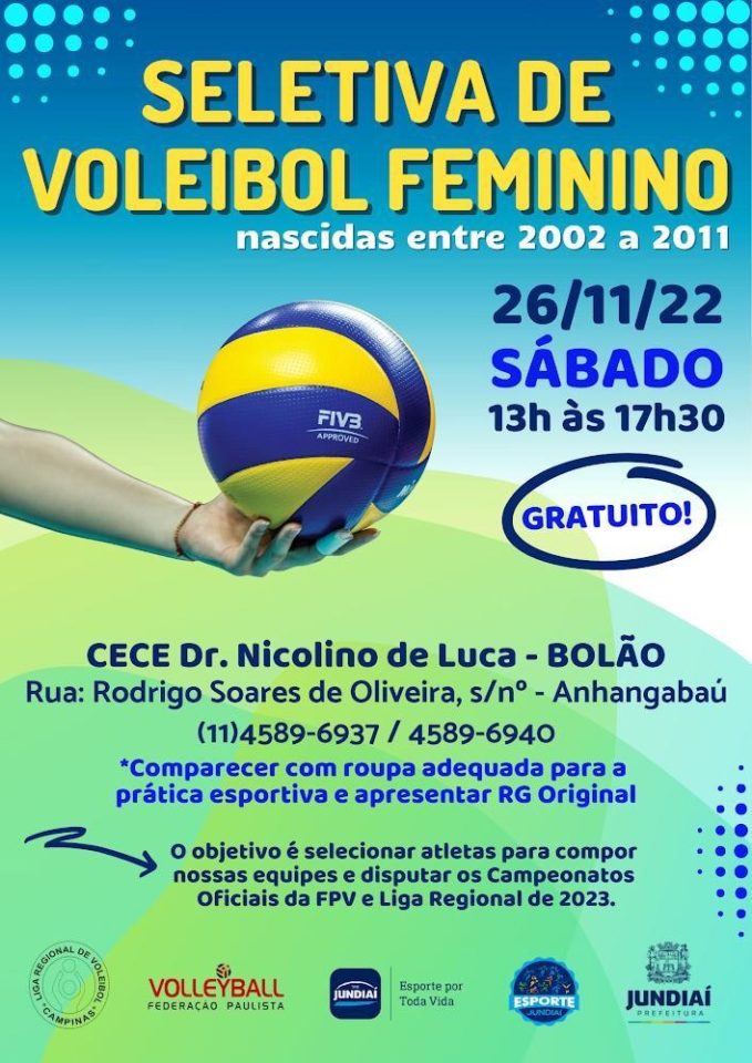 Outubro Rosa: abertas as inscrições para o Campeonato Feminino de Vôlei  IECJ 2022