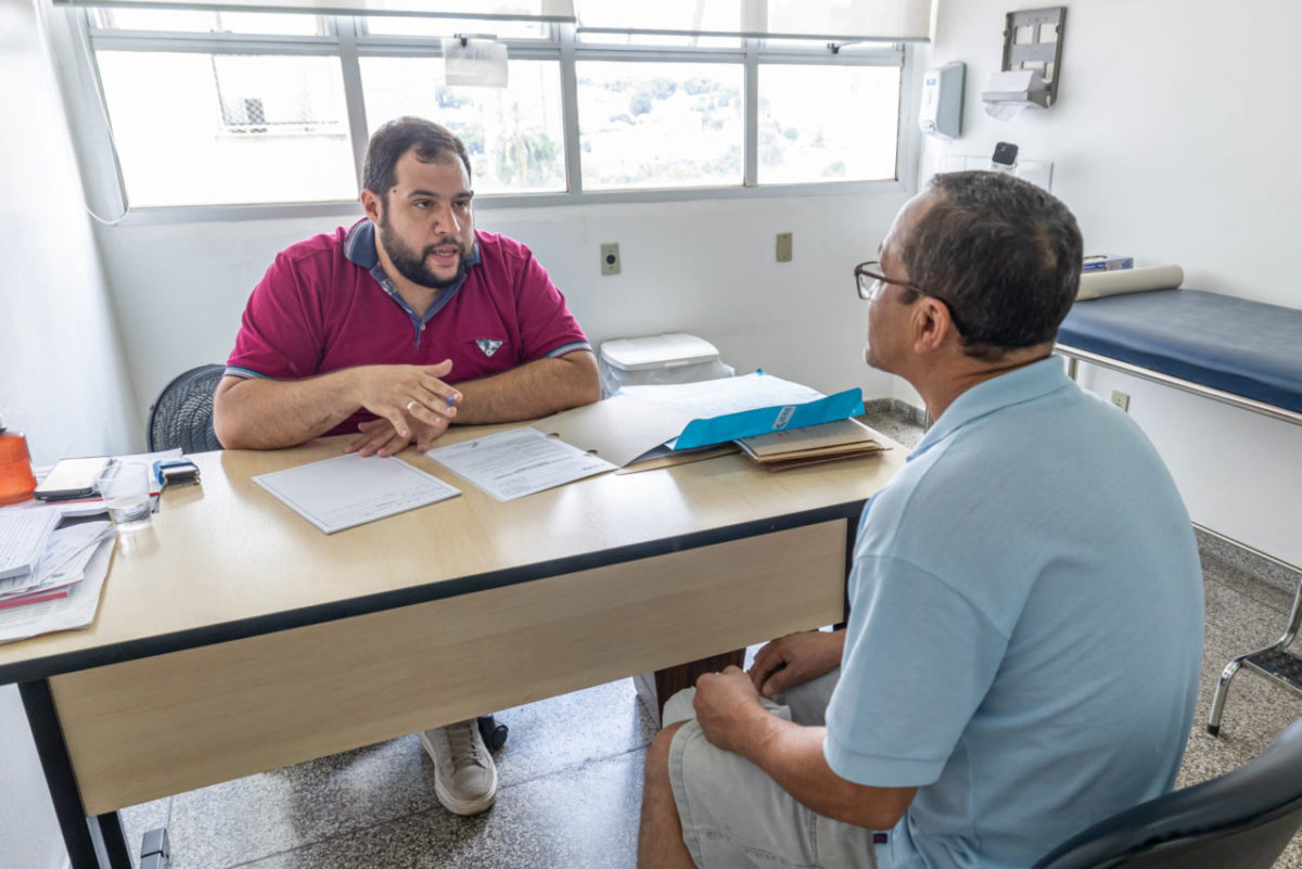 Atendimento realizado durante o programa “Saúde em Dia”