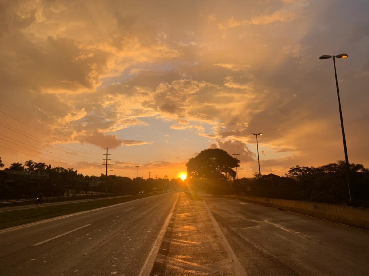 Pôr Do Sol Encanta Final De Tarde Dos Jundiaienses Na Quinta Feira 18 Notícias